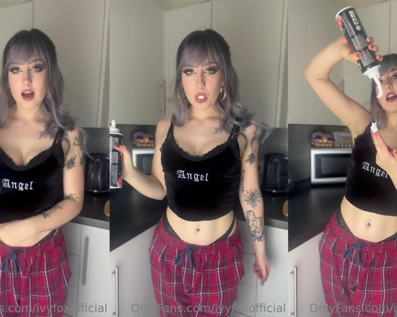 Ivy Fox aka ivyfoxofficial - 01-23-2023 OnlyFans Video - I couldnt help but squirt out a mouthful