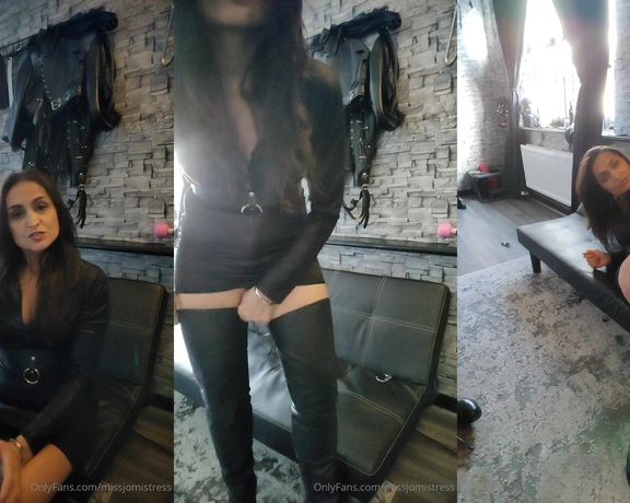 Miss Jo Mistress aka missjomistress - 11-17-2023 OnlyFans Video - The leather thigh high boots I forgot about