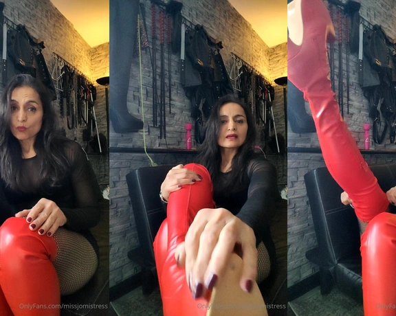 Miss Jo Mistress aka missjomistress - 05-01-2024 OnlyFans Video - Thank you for my fabulous new boots Gatesbybootlover