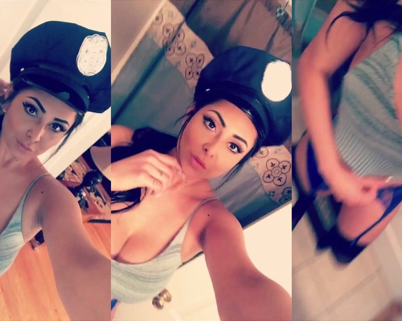 Jasmine Mendez aka laughinglatina - 04-27-2017 OnlyFans Video - Have you been a naughty boy Officer Mendez headed to your bedroom