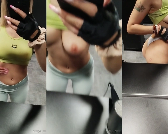 Ladyblonde aka blondiespicy - 08-06-2024 OnlyFans Video - vogliosa anche in palestra e voi monelli