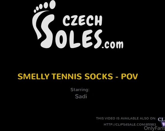 Czechsoles aka czechsoles - 11-16-2021 OnlyFans Video - Sadi and her awful sweaty socks after tenis training