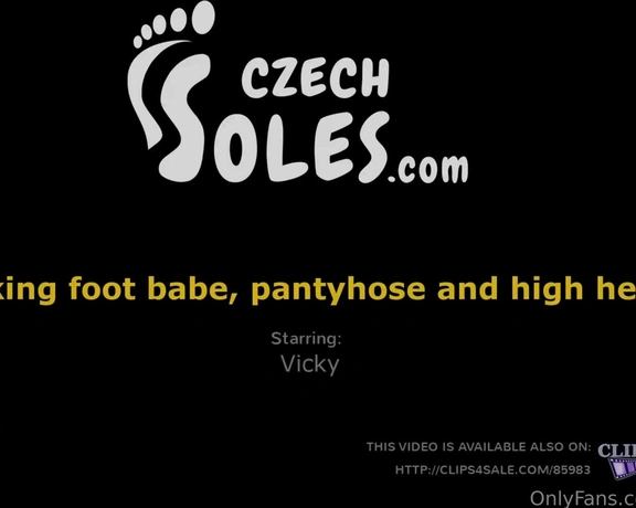 Czechsoles aka czechsoles - 05-16-2024 OnlyFans Video - Vicky smoking and show her smelly sweaty feet