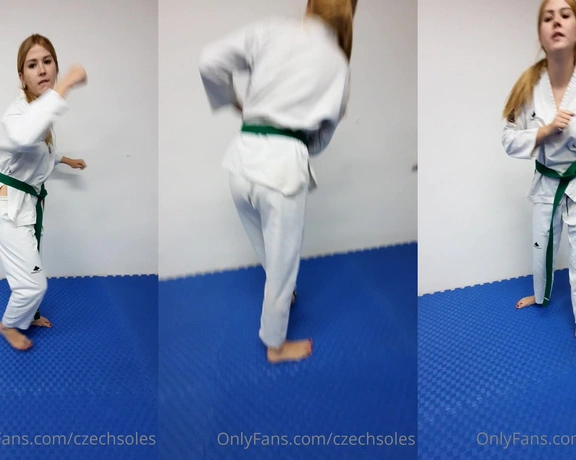 Czechsoles aka czechsoles - 06-11-2022 OnlyFans Video - Bunny and her karate kicking