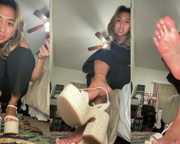 Asian Smart Soles aka asiansmartsoles - 02-23-2023 OnlyFans Video - im gonna squish you like a piece of gum under these platforms P