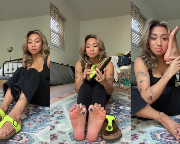 Asian Smart Soles aka asiansmartsoles - 05-03-2023 OnlyFans Video - i cant stop smelling my stinky feet after wearing my favorite birks after a hot day