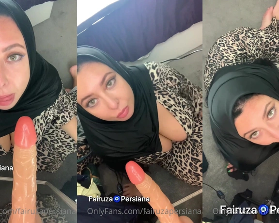 FairuzaPersiana aka fairuzapersiana - 11-01-2021 OnlyFans Video - As requested POV bj in leopard print