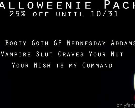 Legendarylootz aka legendarylootz - 10-27-2020 OnlyFans Video - Three Halloween videos on sale until 1031 _gt www