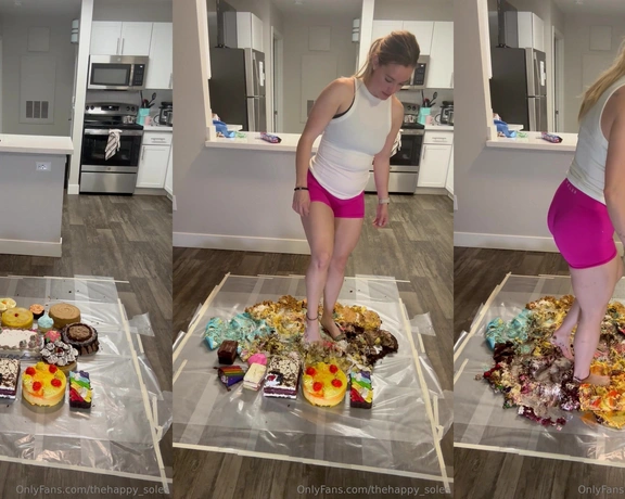 Thehappy_soles aka thehappy_soles - 03-27-2024 OnlyFans Video - SURPRISE This was one of my favorite projects So fun A CAKE SMsH Watch as I