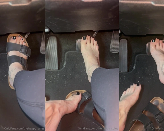 Thehappy_soles aka thehappy_soles - 02-06-2025 OnlyFans Video - A little barefoot driving today , I need to do more of these and show my