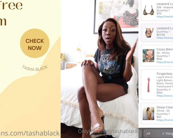 Tasha Black aka tashablack - 11-16-2022 OnlyFans Video - DISCOUNT get a FREE CUSTOM VIDEO, heres how_0uh1