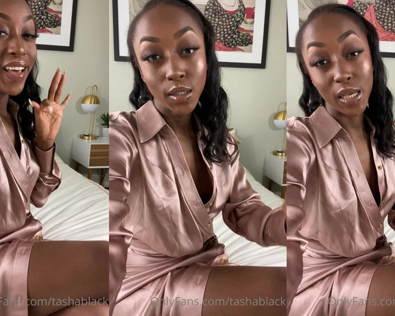 Tasha Black aka tashablack - 12-21-2020 OnlyFans Video - You wanna cum today Complete my task now