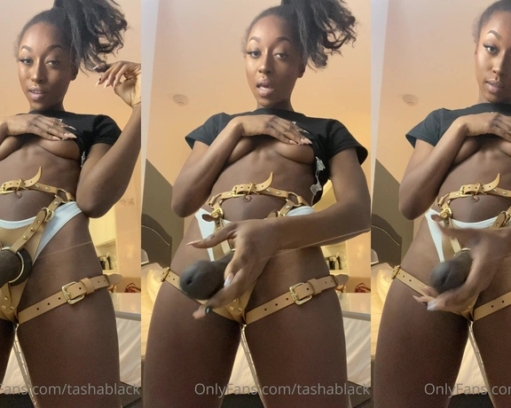 Tasha Black aka tashablack - 01-07-2021 OnlyFans Video - In todays task, Im going to turn you into a cock worshipping slut