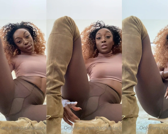 Tasha Black aka tashablack - 02-02-2021 OnlyFans Video - Like Pantyhose I have a task for you