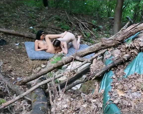 Dollscult aka dollscult - 04-03-2022 OnlyFans Video - Lesbian sex in the woods_m0qz