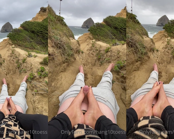 Linzi Little aka hang10toess - 09-29-2022 OnlyFans Video - My most scenic footjob yet  can you guess where this is  contribute to my