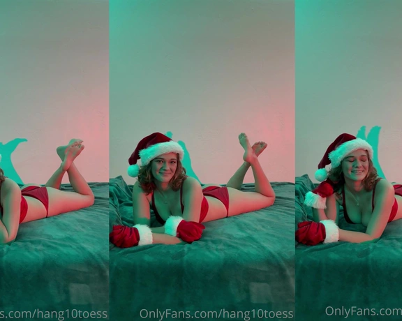 Linzi Little aka hang10toess - 12-23-2022 OnlyFans Video - Just a quick clip for you guys, more Christmas themed content cuming soon