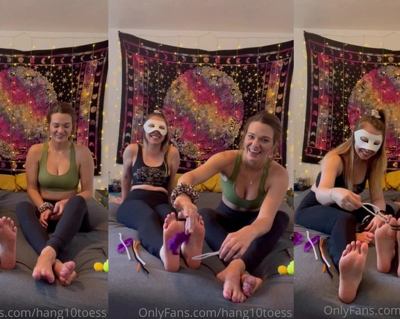 Linzi Little aka hang10toess - 06-10-2023 OnlyFans Video - Who loves tickling We do Come watch Sierra and I tickle each others feet with feathers