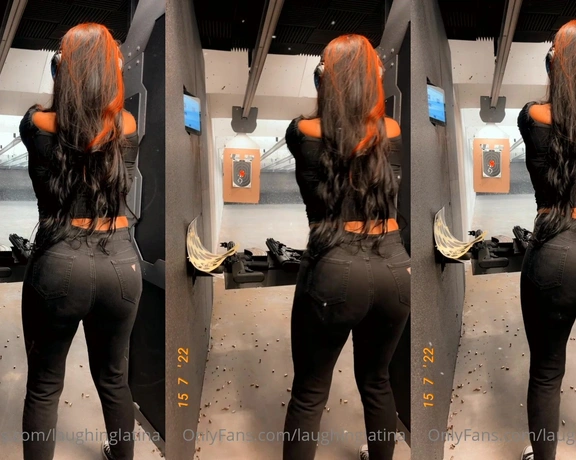 Jasmine Mendez aka laughinglatina - 07-16-2022 OnlyFans Video - Working on my aim