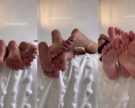 Mariefrenchfeetgirl aka mariefrenchfeetgirl - 12-15-2022 OnlyFans Video - Jai mis la vidéo sans le son, feetofthesun1 et moi disons que des bêtises  mais