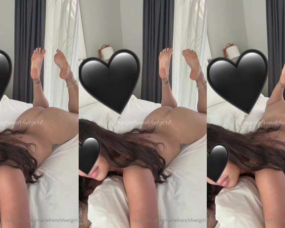 Mariefrenchfeetgirl aka mariefrenchfeetgirl - 05-19-2024 OnlyFans Video - I dont know what I want to suck my feet or a good