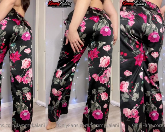 Kimmy Kalani aka kimmykalani - 03-07-2023 OnlyFans Video - Behind these flowery silky pajamas is a thick ass waiting to be massaged before bed