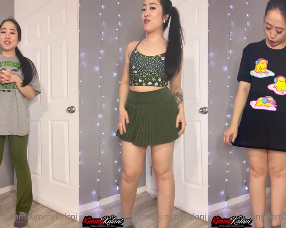 Kimmy Kalani aka kimmykalani - 05-12-2023 OnlyFans Video - Cute Clothing Haul amp Try On  Did you have a favorite outfit and shoutout if