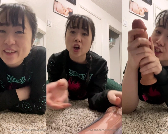 Kimmy Kalani aka kimmykalani - 11-04-2023 OnlyFans Video - thank you to whoever purchased this huuge dildo hehe  no idea how this will fit