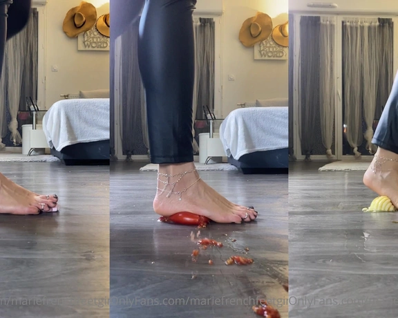 Mariefrenchfeetgirl aka mariefrenchfeetgirl - 11-20-2020 OnlyFans Video - Barefoot   the egg