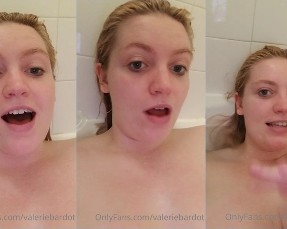 Valerie Bardot aka valeriebardot - 04-03-2021 OnlyFans Video - A little check in from the bathtub  I will still be posting a full length