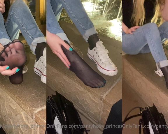 Blonde Amour99 aka pantyhose_princess99 - 04-20-2021 OnlyFans Video - Little foot fun