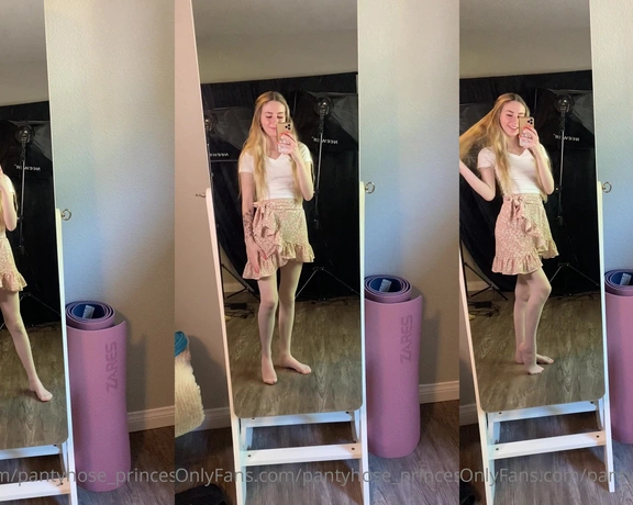 Blonde Amour99 aka pantyhose_princess99 - 07-02-2021 OnlyFans Video - Perfect outfit for summer