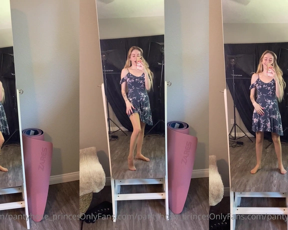 Blonde Amour99 aka pantyhose_princess99 - 07-28-2021 OnlyFans Video - Outfit of the day video Hope you all love my choice of dress, stockings, and of