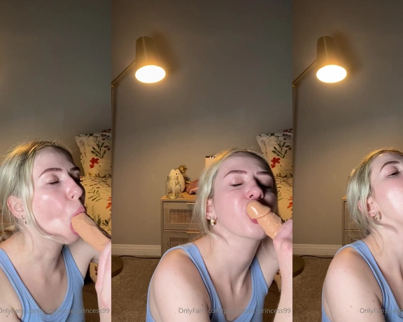 Blonde Amour99 aka pantyhose_princess99 - 09-24-2024 OnlyFans Video - Getting your cock nice and wet for a pantyhose FJ