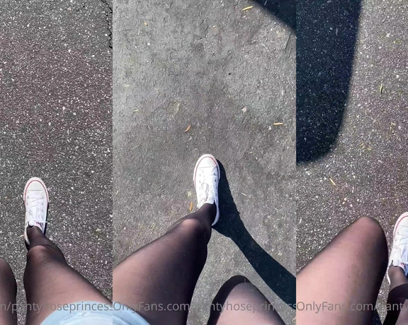 Blonde Amour99 aka pantyhose_princess99 - 09-25-2020 OnlyFans Video - I just had 3 older men stare at me and one guy actually tripped because he