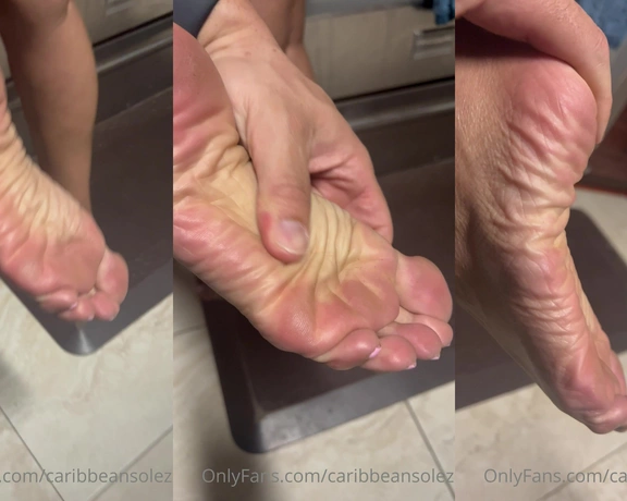 CaribbeanSolez aka caribbeansolez - 02-25-2022 OnlyFans Video - My soft meaty soles