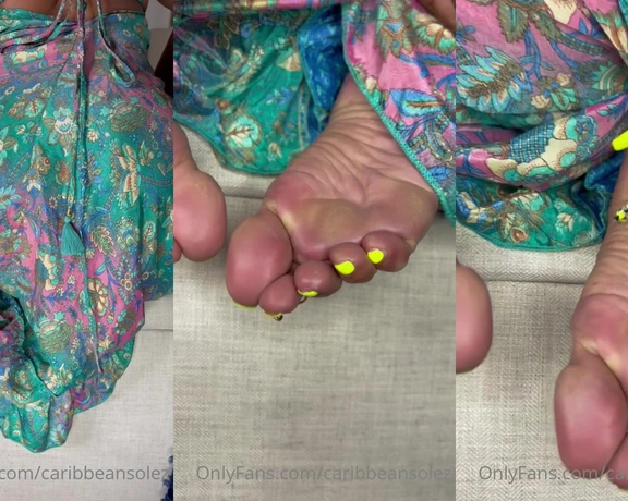 CaribbeanSolez aka caribbeansolez - 08-01-2022 OnlyFans Video - Peek_a_Boo Soles