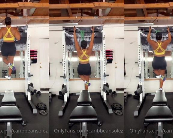 CaribbeanSolez aka caribbeansolez - 05-23-2022 OnlyFans Video - Soca Gym Session I got a little interrupted by my husband because it drives him nuts_nerf