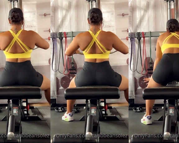 CaribbeanSolez aka caribbeansolez - 05-23-2022 OnlyFans Video - Soca Gym Session I got a little interrupted by my husband because it drives him nuts_oc7t