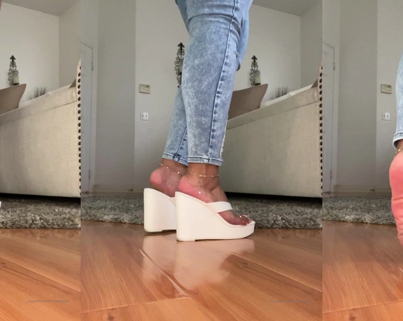 CaribbeanSolez aka caribbeansolez - 02-06-2023 OnlyFans Video - Funny Storycaught a guy at the supermarket staring at my feet