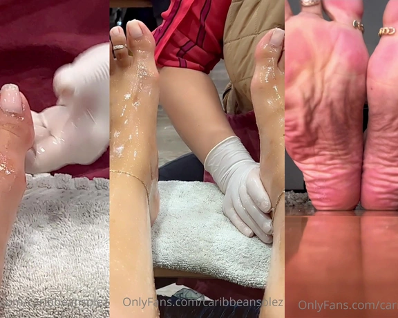 CaribbeanSolez aka caribbeansolez - 04-08-2023 OnlyFans Video - My pedi process My favorite part