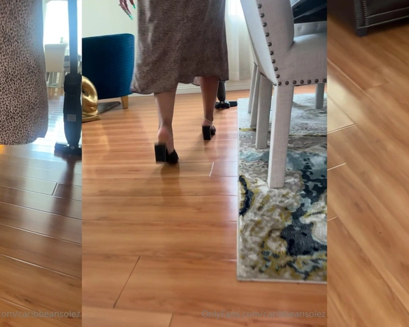 CaribbeanSolez aka caribbeansolez - 03-05-2024 OnlyFans Video - Just a little morning cleaning and some pics