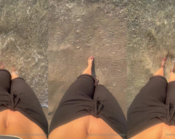 CaribbeanSolez aka caribbeansolez - 05-26-2024 OnlyFans Video - Flew in  at 5am and already at the  beach