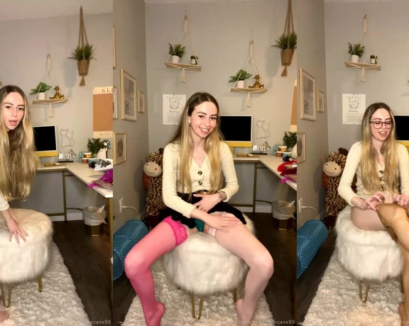 Blonde Amour99 aka pantyhose_princess99 - 01-23-2022 OnlyFans Video - Stream started at 01232022 0259 am Try on haul and dressing room roleplay Skip 30 minutes