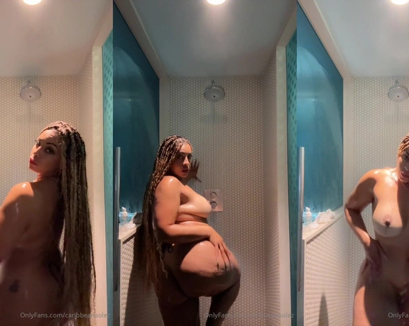 CaribbeanSolez aka caribbeansolez - 07-27-2024 OnlyFans Video - Want to take a shower with me Ive been so dirty