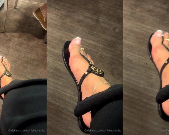 CaribbeanSolez aka caribbeansolez - 12-01-2024 OnlyFans Video - Its been a minute since I had a French Tip pedi but, due to popular demand