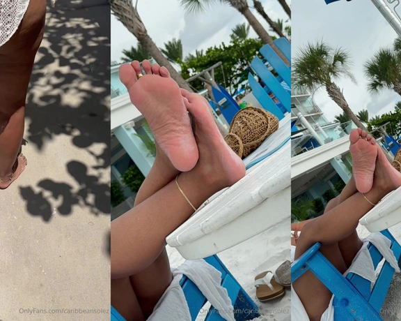 CaribbeanSolez aka caribbeansolez - 07-27-2024 OnlyFans Video - I knew you followed me from the beach to my table