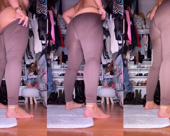 CaribbeanSolez aka caribbeansolez - 02-25-2025 OnlyFans Video - Always a struggle to put these on