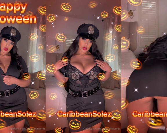 CaribbeanSolez aka caribbeansolez - 10-31-2024 OnlyFans Video - Happy Halloween