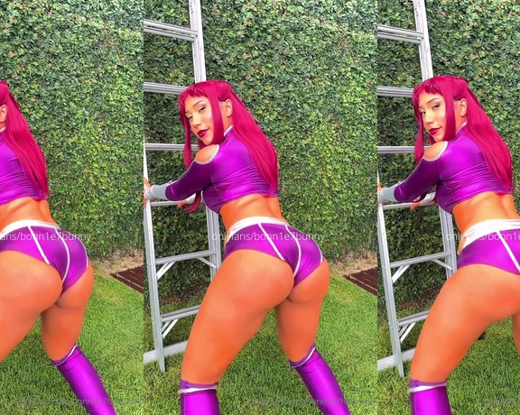 Ms.Bonnie aka bonn1e7hebunny - 01-24-2025 OnlyFans Video - FREEBIE ALERT TWERKING EDITIONPOV Starfire just learned how to do the twerk _ Starfire Terra was